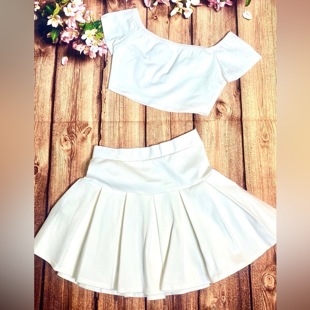 Crop Top & Tennis Skirt Set